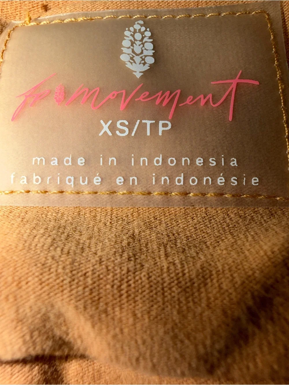 Free People Movement Toasted Coconut XS Hot Shot Onesie Like New